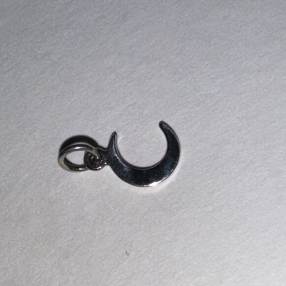 Tiny Crescent Moon Pendant - Picture 13 of 16